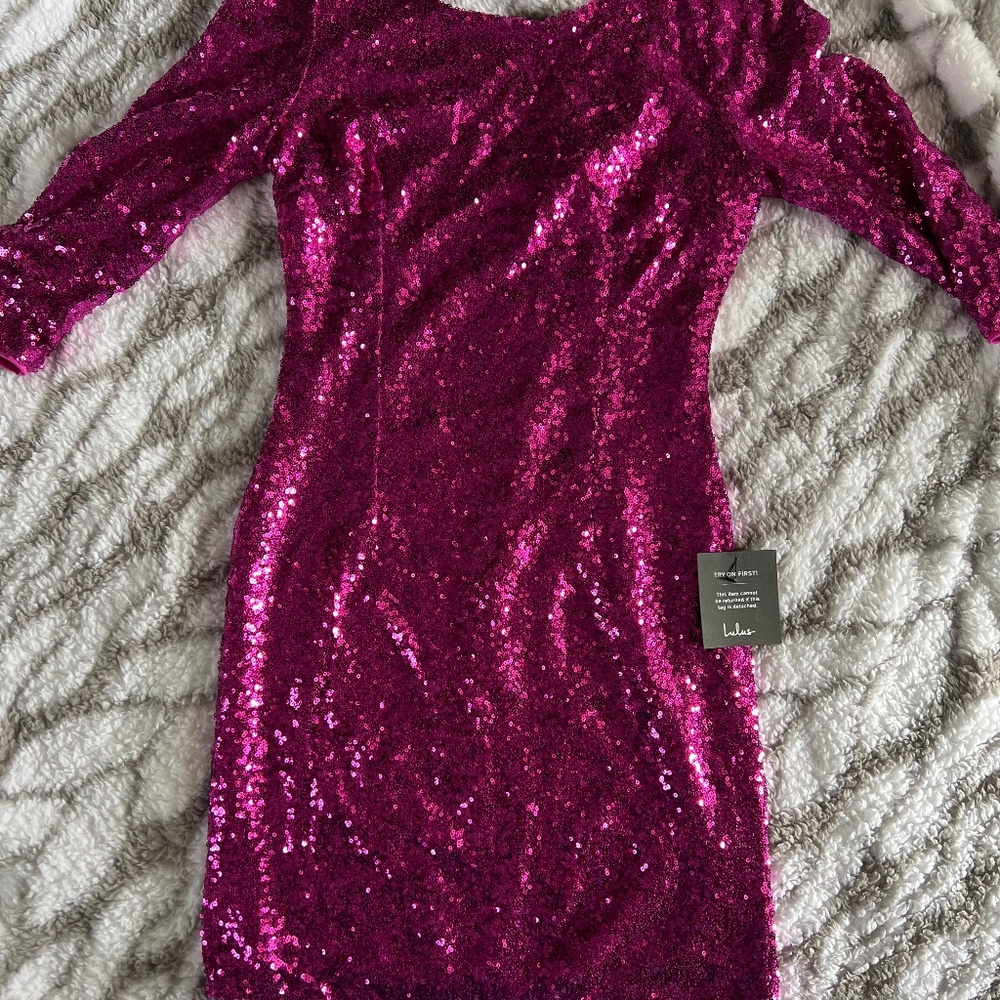 Sequin mini dress